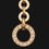 18k Dangling Pendant Earrings